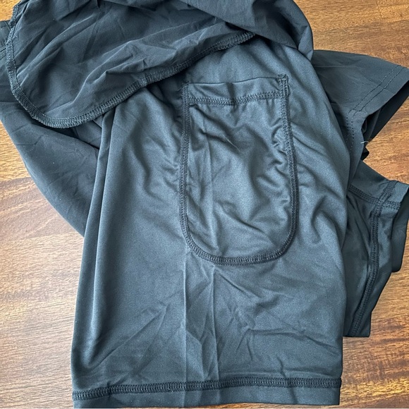 NEW Pudolla Black 2 in 1 Running Shorts 5" Quick Dry Gym Athletic Workout Shorts - Picture 14 of 14